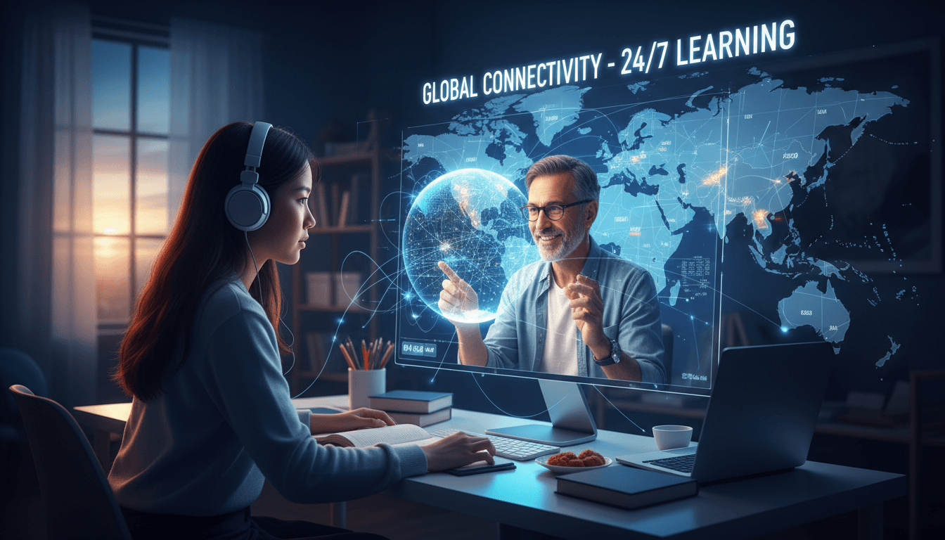 24/7 online learning with global availability