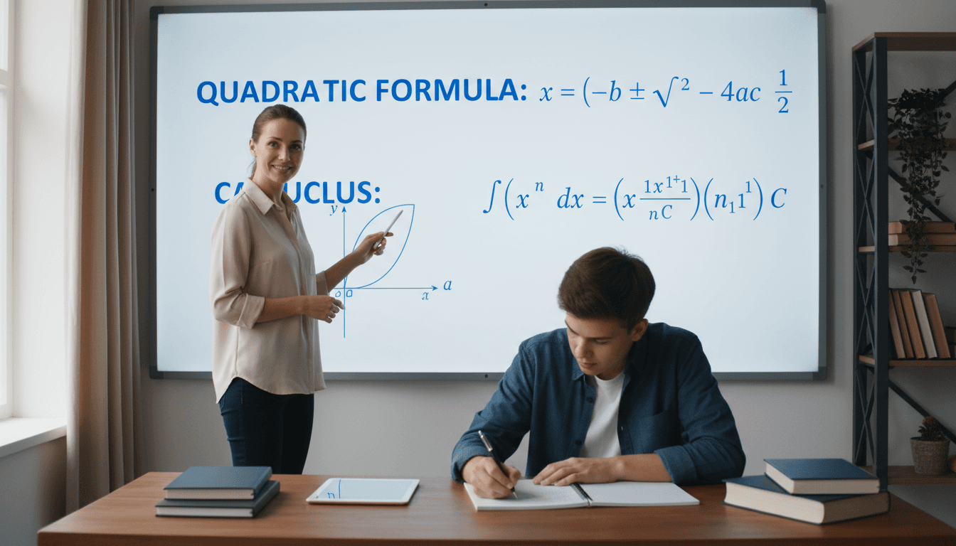 Mathematical Sciences instruction with expert teacher